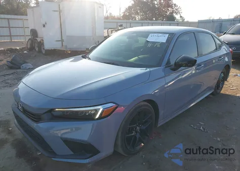2022 Honda Civic Sport from USA, damaged, VIN 2HGFE2F53NH551537